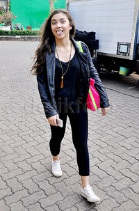 Angela Gilsha saat ditemui detikHOT di lokasi syuting belum lama ini. Pool/Ismail/detikFoto.