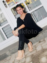 Bagaimana menurut Anda penampilan natural Alisia ini? Pool/Gus Mun/detikFoto.