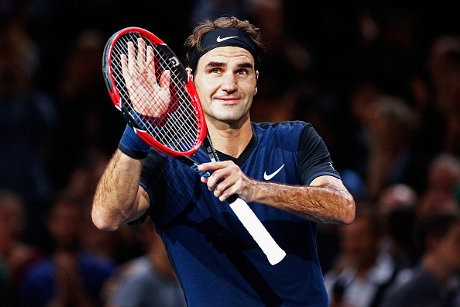 Federer Hanya Kehilangan Dua Gim
