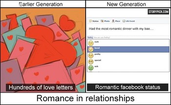 Zaman dulu, orang sering mengirimkan surat atau kartu ucapan. Kini semua disampaikan di media sosial. (credit foto : storypick.com)