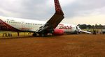 Penampakan Batik Air Tergelincir di Bandara Adisutjipto