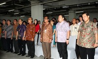 Sekitar 500 pedagang Lindeteves Trade Center (LTC) Glodok hadir dalam acara ini. Pool/Lamhot Aritonang/detikFoto.