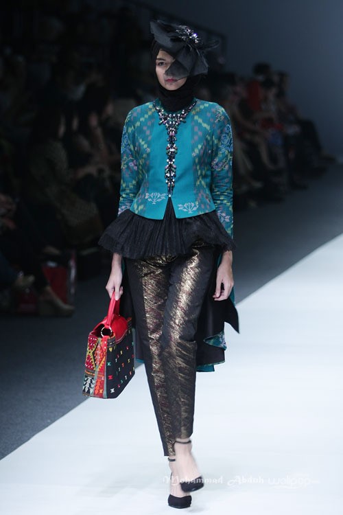 Kursein Karzai Trone. Jakarta Fashion Week 2016 at Senayan City. Jakarta. [Foto: Mohammad Abduh/Wolipop]