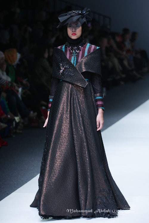 Kursein Karzai Trone. Jakarta Fashion Week 2016 at Senayan City. Jakarta. [Foto: Mohammad Abduh/Wolipop]