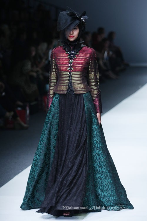 Kursein Karzai Trone. Jakarta Fashion Week 2016 at Senayan City. Jakarta. [Foto: Mohammad Abduh/Wolipop]