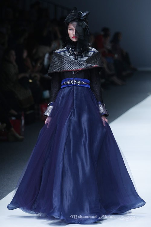 Kursein Karzai Trone. Jakarta Fashion Week 2016 at Senayan City. Jakarta. [Foto: Mohammad Abduh/Wolipop]