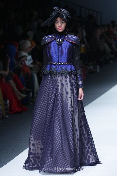 Kursein Karzai Trone. Jakarta Fashion Week 2016 at Senayan City. Jakarta. [Foto: Mohammad Abduh/Wolipop]