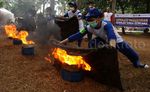 Siswa SMA Ikut Simulasi Siaga Bencana