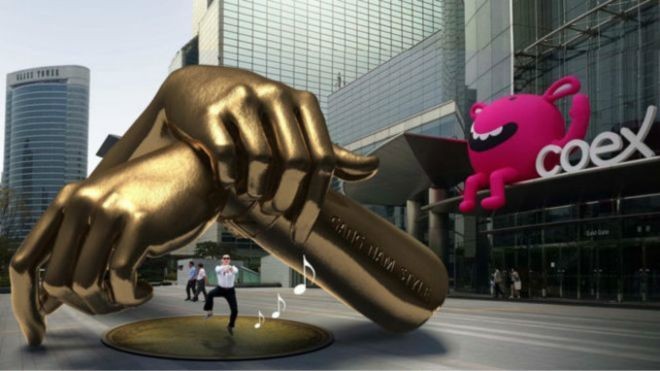 Patung Gangnam Style akan Dibangun di Seoul