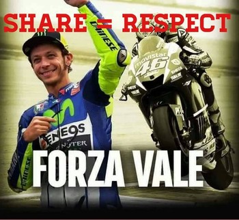 Dukungan mengalir untuk Rossi.