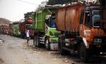 Antrean Truk Sampah di Bantargebang