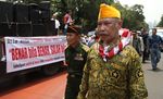 Veteran dan Purnawirawan Demo di Depan Istana