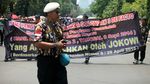 Veteran dan Purnawirawan Demo di Depan Istana
