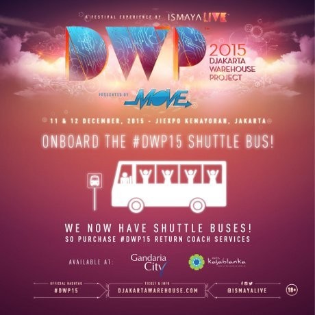 DWP 2015 Siapkan Shuttle Bus untuk Partygoers Jakarta