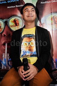 Film 'Single' dijadwalkan tayang di bioskop pada 17 Desember mendatang. Pool/Noel/detikFoto.