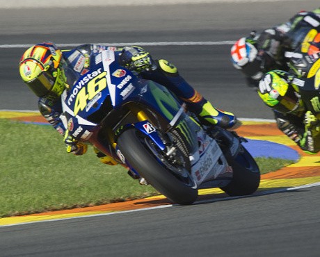 Mengukur Kecepatan Rossi di Valencia