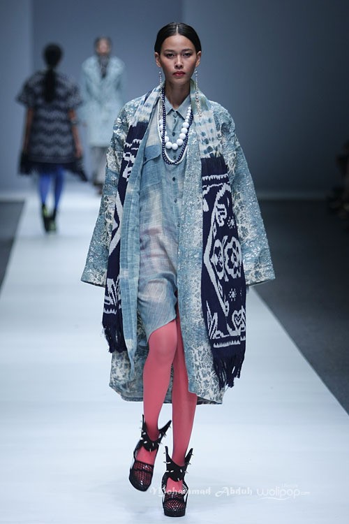 Merdi Sihombing Beginning Ethical Fashion. Jakarta Fashion Week 2016 at Senayan City. Jakarta. [Foto: Mohammad Abduh/Wolipop]