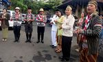 Polisi di Banyumas Berpakaian Pejuang