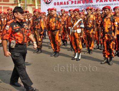 Pemuda Pancasila Memperingati Hari Pahlawan