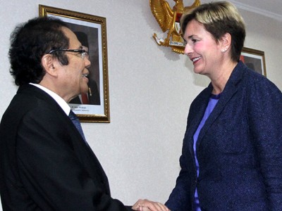 Rizal Ramli Terima Menteri Pembangunan Ekonomi Italia