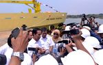 Jokowi Luncurkan Kapal Angkutan Sapi
