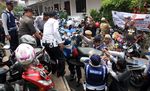 Ratusan Sepeda Motor Terjaring Razia Parkir Liar