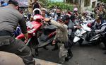Ratusan Sepeda Motor Terjaring Razia Parkir Liar