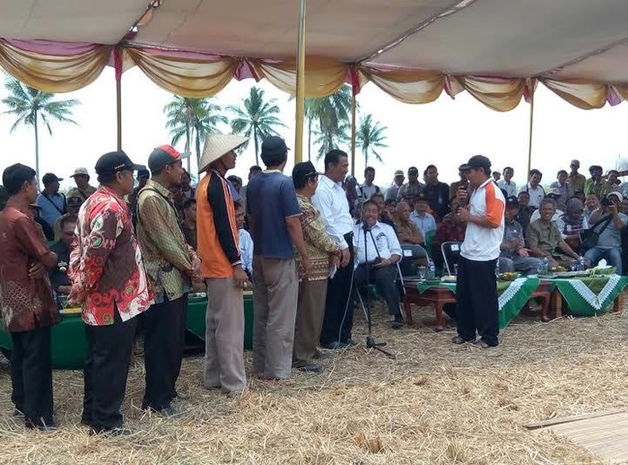 Ingin Curhat ke Mentan, Para Petani Lampung Antre