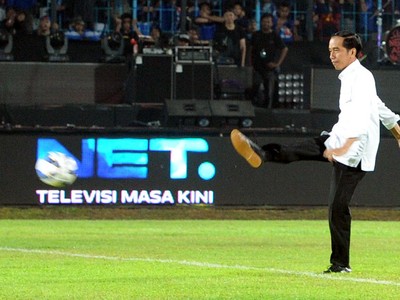 Jokowi Buka Piala Jenderal Sudirman