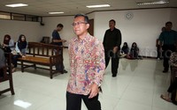 Tripeni saat tiba di Pengadilan Tipikor, Jakarta.