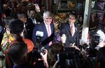 Jokowi dan PM Turnbull Blusukan ke Pasar Tanah Abang