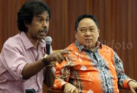 Margarito mengatakan perombakan kabinet (reshuffle) jilid II seharusnya tidak tergesa-gesa karena kinerja menteri pastinya tidak terlepas dari peranan presiden. Lamhot Aritonang/detikFoto.