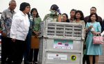 Siti Nurbaya Sambut Kepulangan 14 Orangutan