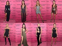Penampilan para model di after party fashion show Victoria's Secret. Michael Loccisano/Getty Images for Victoria's Secret/detikFoto.