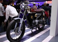 Motor konsep ini menggabungkan teknologi masa depan dengan desain yang bikin orang jadi ingin nostalgia.
