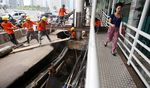 Tanah Ambles di Dekat JPO Polda Diperbaiki