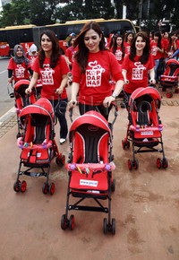 Tampak diantara jajaran wanita cantik itu Isyana Bagus Oka, Grace Nathalie dan Nova Rini.