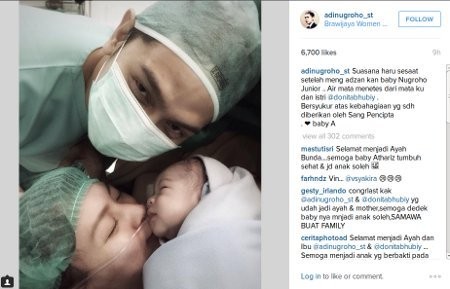 Adi Nugroho Pamer Kebersamaan dengan Anak Laki-lakinya
