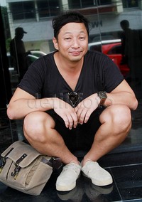 Ringgo mengatakan, ia ingin memberi nama musisi idolanya dari Islandia untuk si jabang bayi. Pool/Gus Mun/detikFoto.