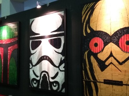 Uniknya Lukisan Star Wars dengan Efek 3D Chromadepth