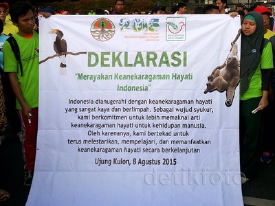 Peringatan Hari Cinta Puspa dan Satwa Nasional