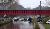 Kecelakaan tersebut terjadi pada saat kereta melakukan uji coba di Eckwersheim, yang dilalui oleh jalur Paris-Strasbourg yang baru. Jean-Marc Loos/Reuters/detikFoto.