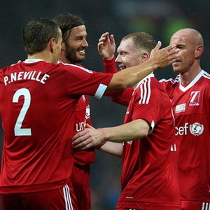 Beckham Jadi Bintang dalam Laga Amal di Old Trafford
