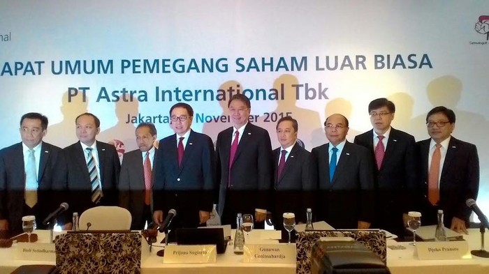 Kinerja Sedang Turun, Presdir Astra: Semoga Ekonomi Bisa Lebih Baik