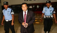 Novanto tak mengungkap hal apa yang dibicarakan Presiden kepadanya terkait PT Freeport, namun dia mengatakan hal itu terkait dengan kepentingan rakyat. Lamhot Aritonang/detikcom.     
