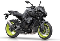 Suspensinya juga berasal dari R1. Sementara rem depan motor ini berupa piringan 320 mm four-pot radial-mounted caliper dengan ABS. Ist/Yamaha.