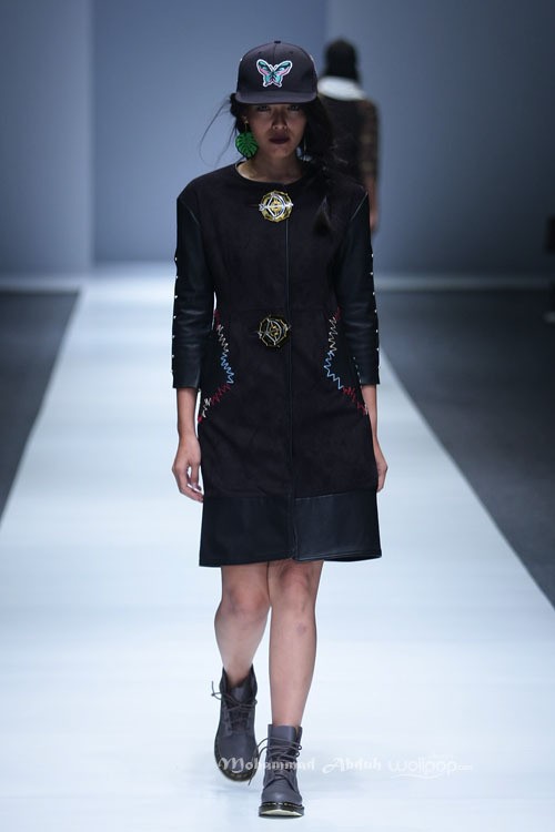 Rinda Salmun Seaform Jakarta Fashion Week 2016 at Senayan City. Jakarta. [Foto: Mohammad Abduh/Wolipop]