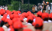 Jokowi mengatakan, semua peserta KKP pantas berada di mimbar tempatnya berdiri sebagai Presiden RI. Cahyo/Setpres.