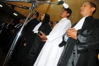 Para calon advokat disumpah. Ist/Peradi.