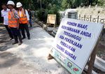 Pemasangan Hexapod di Kali Ciliwung